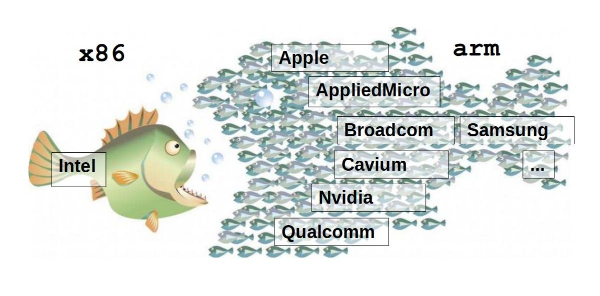 Small fish vs big fish - ARM vs x86